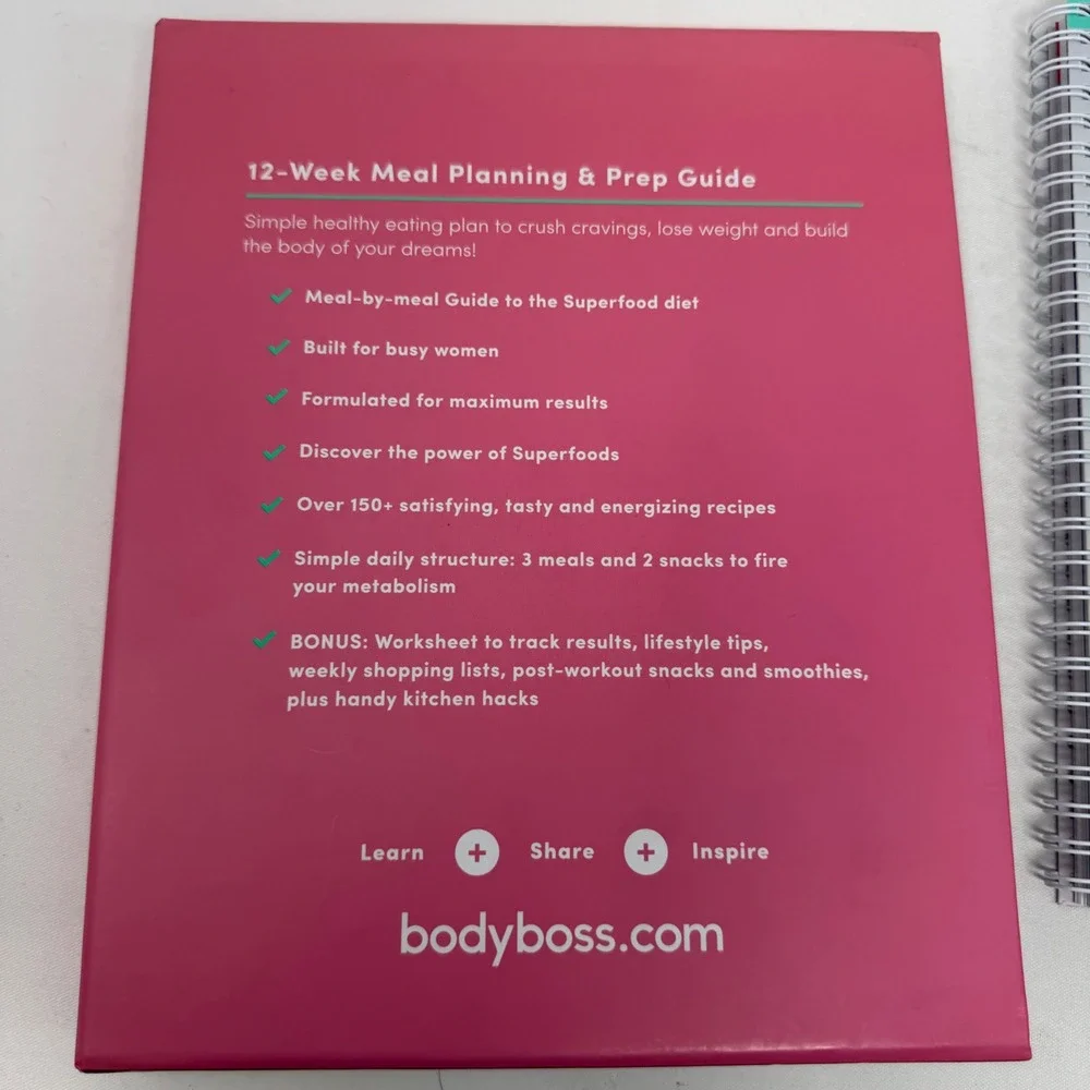 BodyBoss Ultimate Body 12-Week Fitness Guide & Superfood Nutrition Guide Bundle